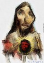 Cartoon: jesus rebelde (small) by allan mcdonald tagged arte