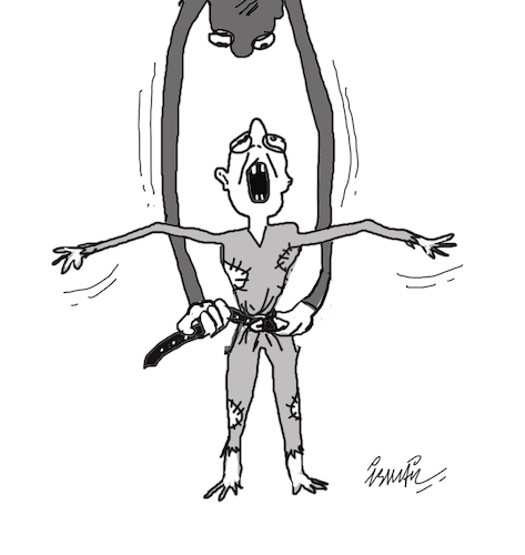 Cartoon: Austerity (medium) by ismail dogan tagged austerity