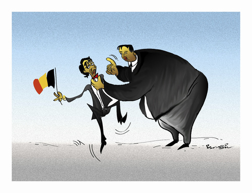 Cartoon: BELGIAN HISTORY !.. (medium) by ismail dogan tagged belgium