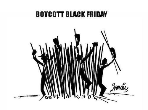 Cartoon: Black Friday (medium) by ismail dogan tagged black,friday