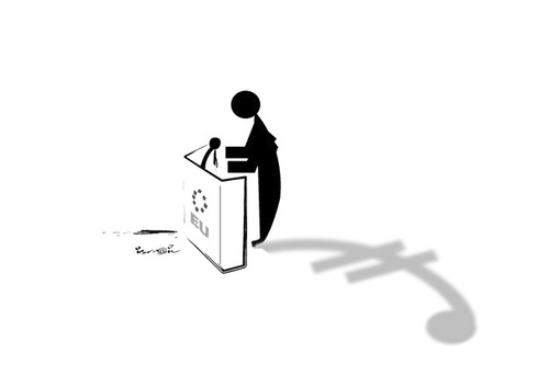 Cartoon: EU SUMMIT !.. (medium) by ismail dogan tagged eu,summit