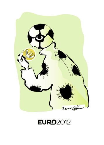 Cartoon: Euro 2012 (medium) by ismail dogan tagged euro,2012