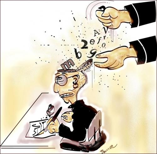 Cartoon: FIKIR HIRSIZI (medium) by ismail dogan tagged idee