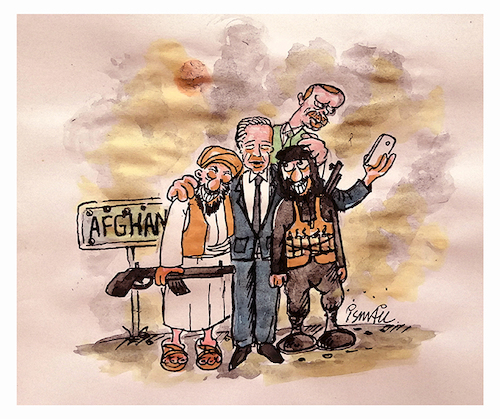 Cartoon: holidays memorie 2021 (medium) by ismail dogan tagged afghanistan