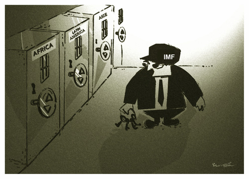 Cartoon: IMF !.. (medium) by ismail dogan tagged imf