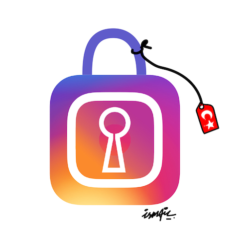 Cartoon: Instagram (medium) by ismail dogan tagged instagram