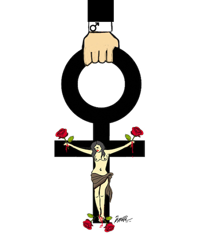 Cartoon: International Womens Day 2025 (medium) by ismail dogan tagged international,womens,day,2025