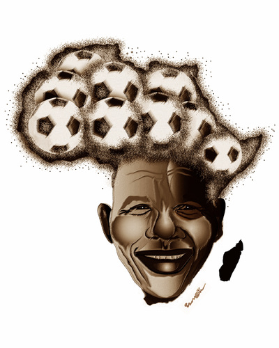 Cartoon: NELSON MANDELA !.. (medium) by ismail dogan tagged mandela