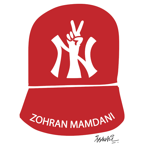 Cartoon: New York (medium) by ismail dogan tagged new,york