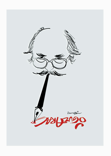 Cartoon: Oguz Aral  R.I.P. (medium) by ismail dogan tagged oguz,aral