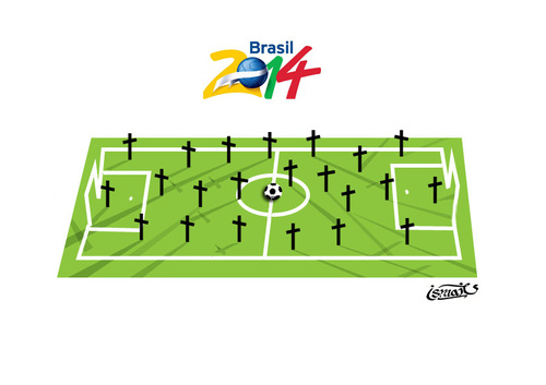 Cartoon: World Cup 2014 (medium) by ismail dogan tagged brasil,2014
