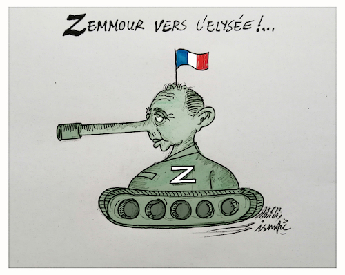 Cartoon: Z (medium) by ismail dogan tagged zemmour