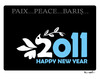 Cartoon: PEACE NEW YEAR 2011 !.. (small) by ismail dogan tagged 2011