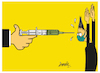 Cartoon: Anti covid Gun (small) by ismail dogan tagged vaccin,covid,19