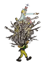 Cartoon: brothers in arms (small) by ismail dogan tagged ukraine,russia,war