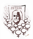 Cartoon: CLARA ZETKIN !.. (small) by ismail dogan tagged clara,zetkin