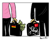 Cartoon: deal for refugees !... (small) by ismail dogan tagged refugees