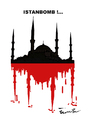 Cartoon: ISTANBOMB ! (small) by ismail dogan tagged istanbul