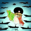 Cartoon: Siege (small) by ismail dogan tagged iran