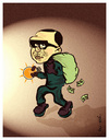 Cartoon: thieves !..aux voleurs ! (small) by ismail dogan tagged turkey