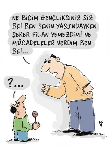 Cartoon: youth (medium) by emre yilmaz tagged cartoon