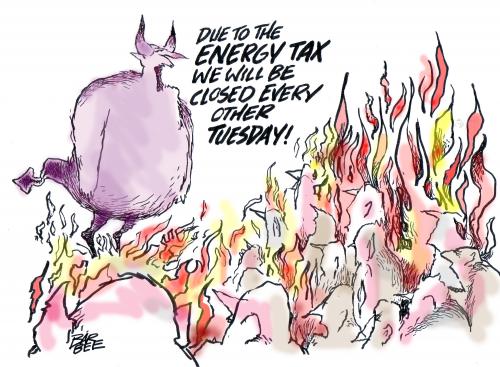 Cartoon: carbon control (medium) by barbeefish tagged pay