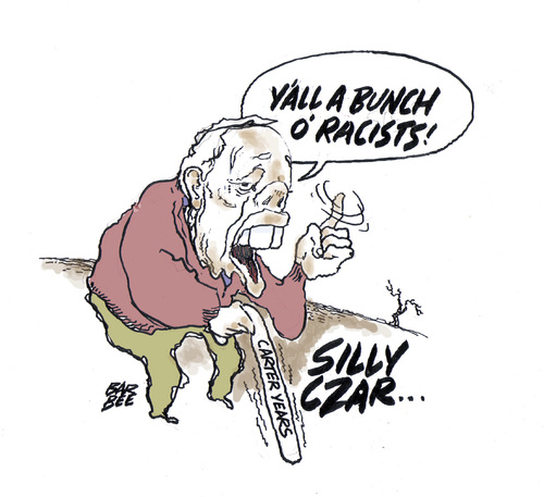 Cartoon: CARTER (medium) by barbeefish tagged exprez
