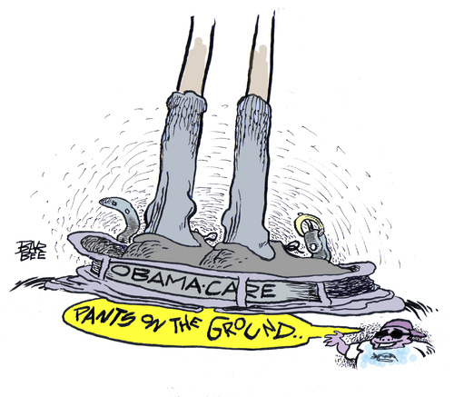 Cartoon: caught (medium) by barbeefish tagged obama