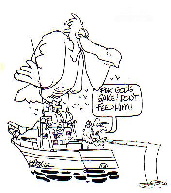 Cartoon: fishing (medium) by barbeefish tagged dont,feed,em,