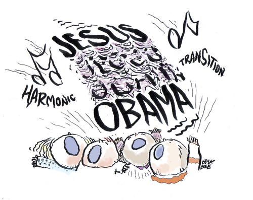 Cartoon: HELLO DOLLY would be OK (medium) by barbeefish tagged obamaluvsme