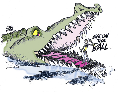 Cartoon: OBAMA plays (medium) by barbeefish tagged hazzard
