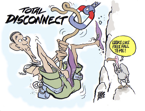 Cartoon: OOPS (medium) by barbeefish tagged obama