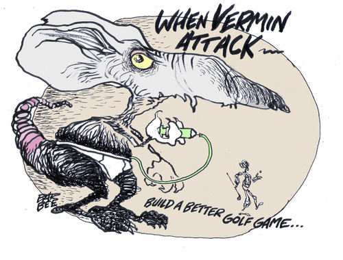 Cartoon: rats abound (medium) by barbeefish tagged terror