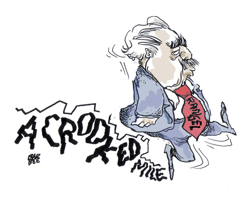 Cartoon: REP CHARLIE RANGEL (medium) by barbeefish tagged govt