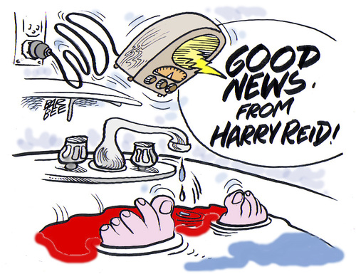 Cartoon: SHOCKER (medium) by barbeefish tagged reid
