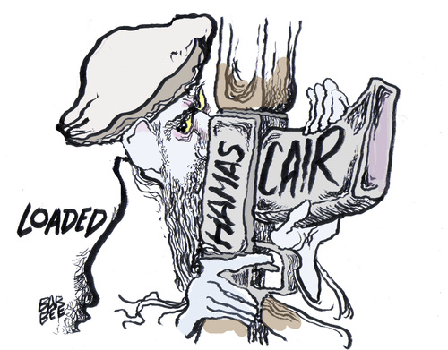 Cartoon: the CONNECTION (medium) by barbeefish tagged hamas,cair