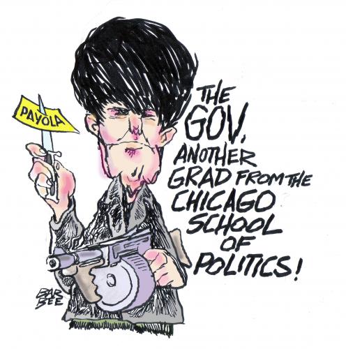 Cartoon: the gov (medium) by barbeefish tagged bum