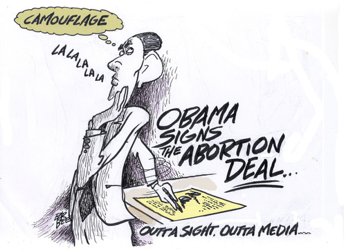 Cartoon: zig (medium) by barbeefish tagged obama