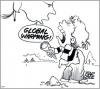 Cartoon: global warming (small) by barbeefish tagged bo,ho,