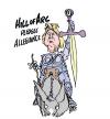 Cartoon: HILL OF ARC (small) by barbeefish tagged hillary