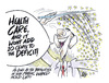 Cartoon: MAGIC (small) by barbeefish tagged obama