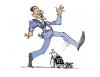 Cartoon: OBAMA TRIP (small) by barbeefish tagged obama