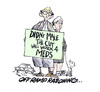 Cartoon: OUT (small) by barbeefish tagged age