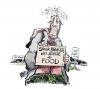 Cartoon: stock market (small) by barbeefish tagged economy