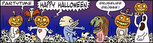 Cartoon: PARTYTIME (medium) by zguk tagged halloween