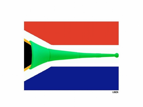 Cartoon: SOUTH AFRICA 2010 (medium) by uber tagged southafrica,vuvuzuela,soccer,fifa,world,cup,vuvuzuela,fußball,fussball,weltmeisterschaft,wm,sport,lärm,krach,kultur,afrika,2010
