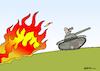 Cartoon: LA DIFESA (small) by uber tagged crisiclimatica,armi