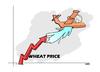 Cartoon: WHEAT PRICE RISING (small) by uber tagged putin wheat grain prices rising russia