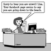 Cartoon: On the beach (small) by cartoonsbyspud tagged cartoon,spud,hr,recruitment,office,life,outsourced,marketing,it,finance,business,paul,taylor