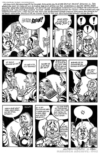 Cartoon: Der Brave Soldat Schwejk 1992 (medium) by ian david marsden tagged marsden,cartoon,illustration,zeichnung,dessinee,bande,bd,novel,graphic,strip,comix,comic,schwejk,comic,strip,novel,zeichnung